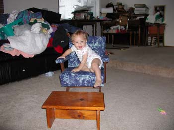 Scott in his new chair 011