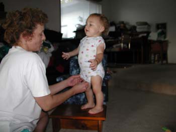 Scott in his new chair 012