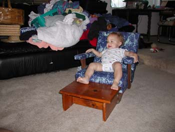 Scott in his new chair 015