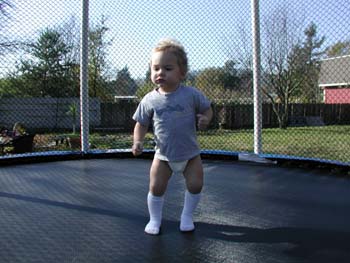 Scott's new Trampoline from Grandma 003