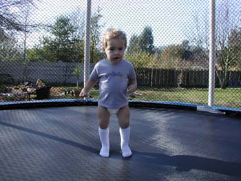 Scott's new Trampoline from Grandma 004
