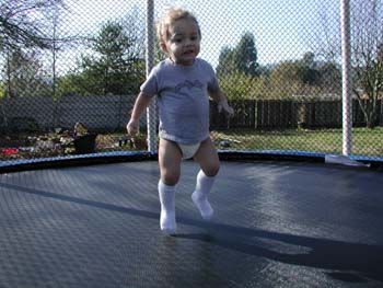 Scott's new Trampoline from Grandma 006