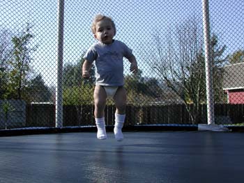Scott's new Trampoline from Grandma 007