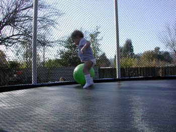 Scott's new Trampoline from Grandma 012