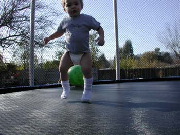 Scott's new Trampoline from Grandma 013